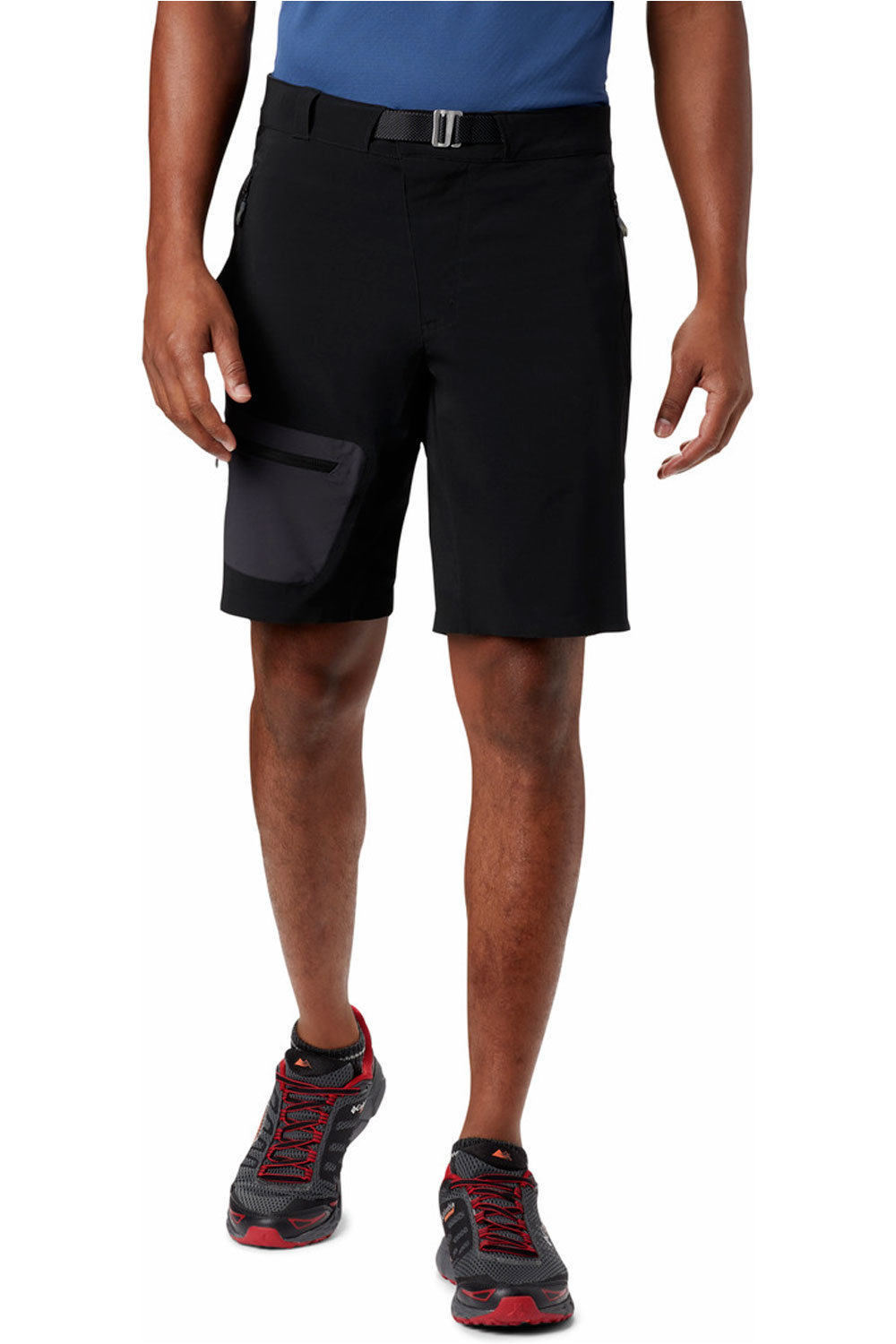 Columbia pantalón corto montaña hombre Columbia M Titan Pass Short vista frontal Columbia pantalón corto montaña hombre Columbia M Titan Pass Short vista frontal