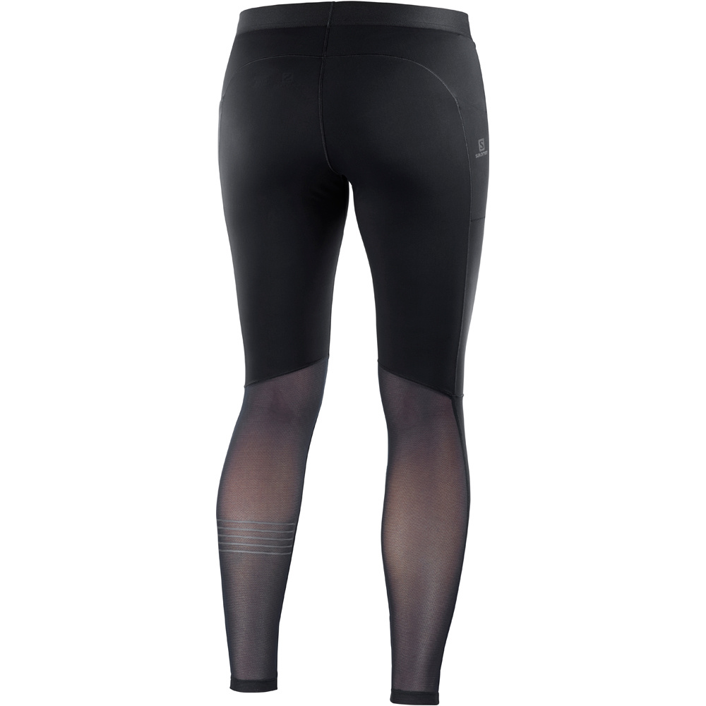 Salomon mallas trail running largas mujer Salomon SUPPORT TIGHT W vista trasera Salomon mallas trail running largas mujer Salomon SUPPORT TIGHT W vista trasera