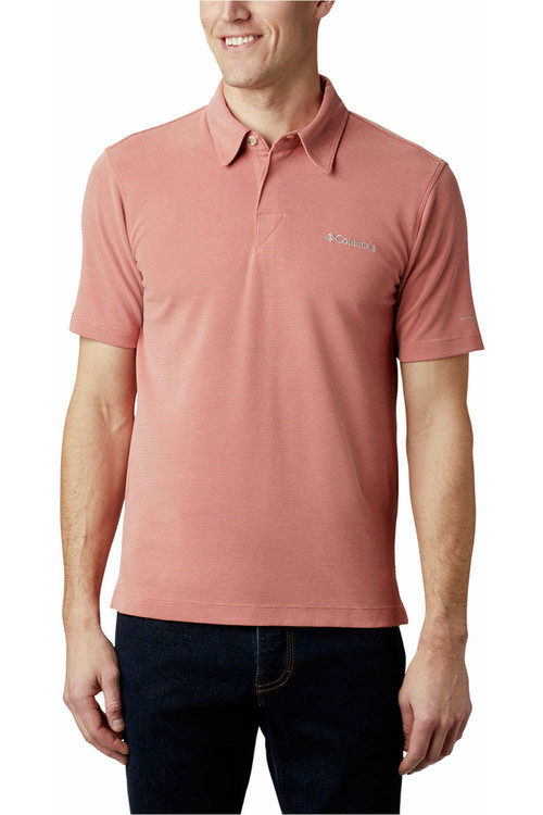COLUMBIA SUN RIDGE POLO rojo