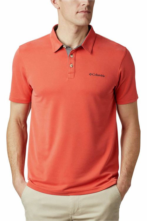 COLUMBIA NELSON POINT POLO naranja
