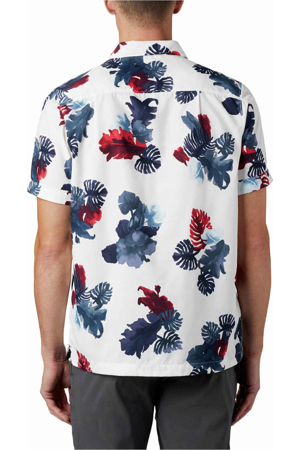 Columbia camisa manga corta hombre Columbia OUTDOOR ELEMENTS SS PRINT SHIRT vista trasera Columbia camisa manga corta hombre Columbia OUTDOOR ELEMENTS SS PRINT SHIRT vista trasera