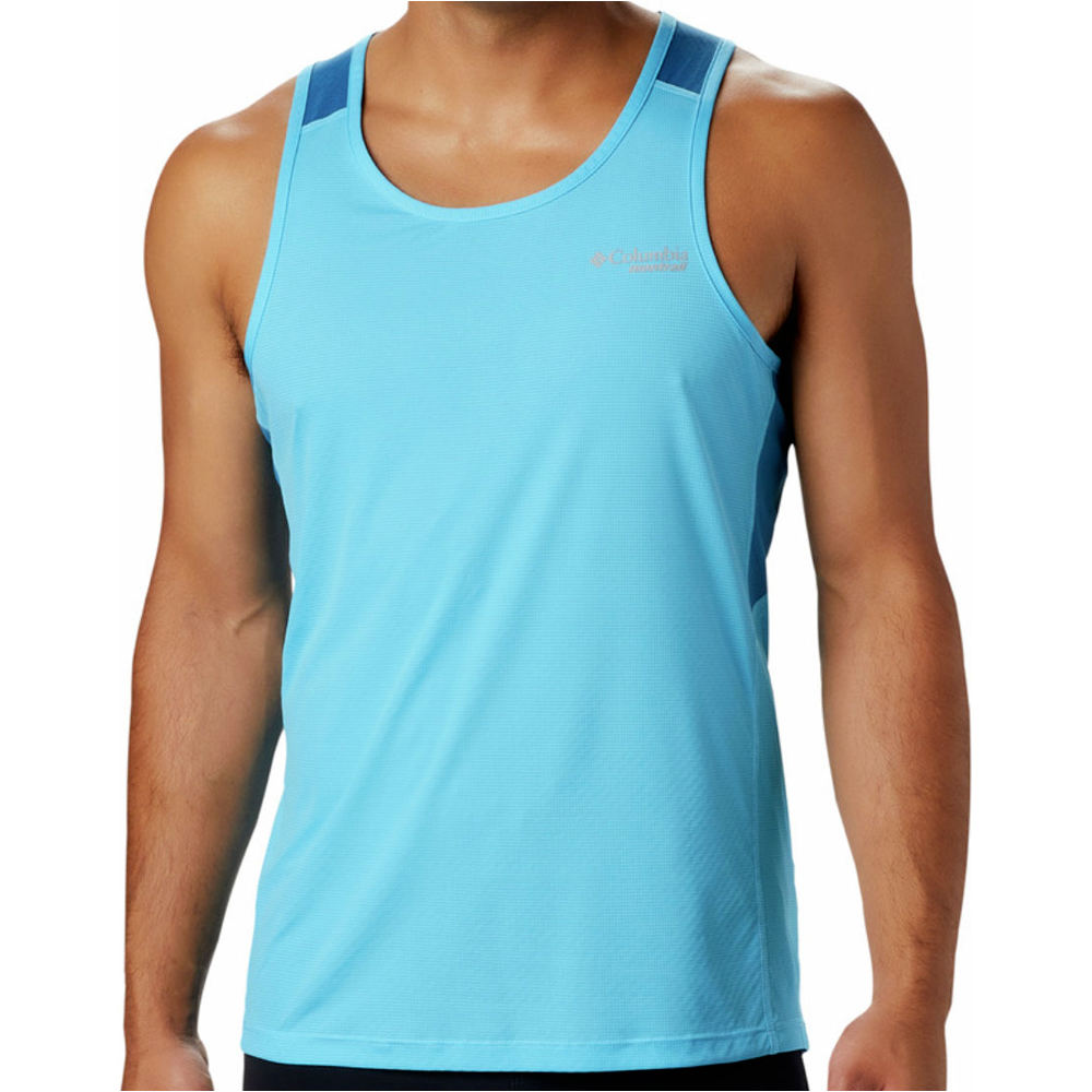 Columbia camisetas trail running tirantes hombre Columbia Titan Ultra Running Tank vista detalle Columbia camisetas trail running tirantes hombre Columbia Titan Ultra Running Tank vista detalle