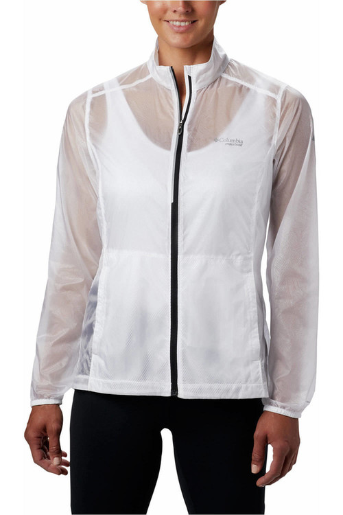 COLUMBIA W FKT WINDBREAKER JACKET blanco