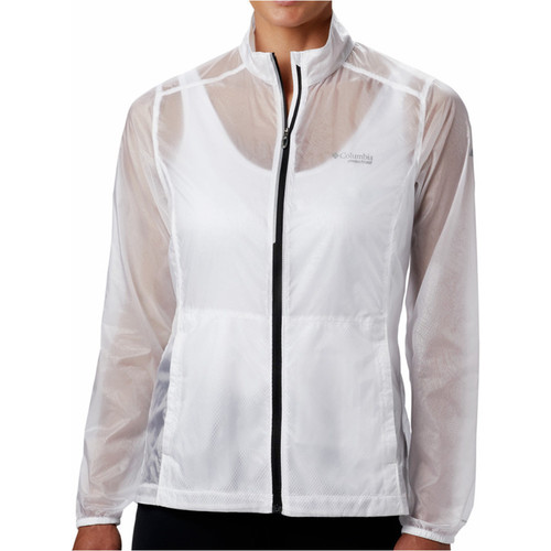 COLUMBIA W FKT WINDBREAKER JACKET blanco