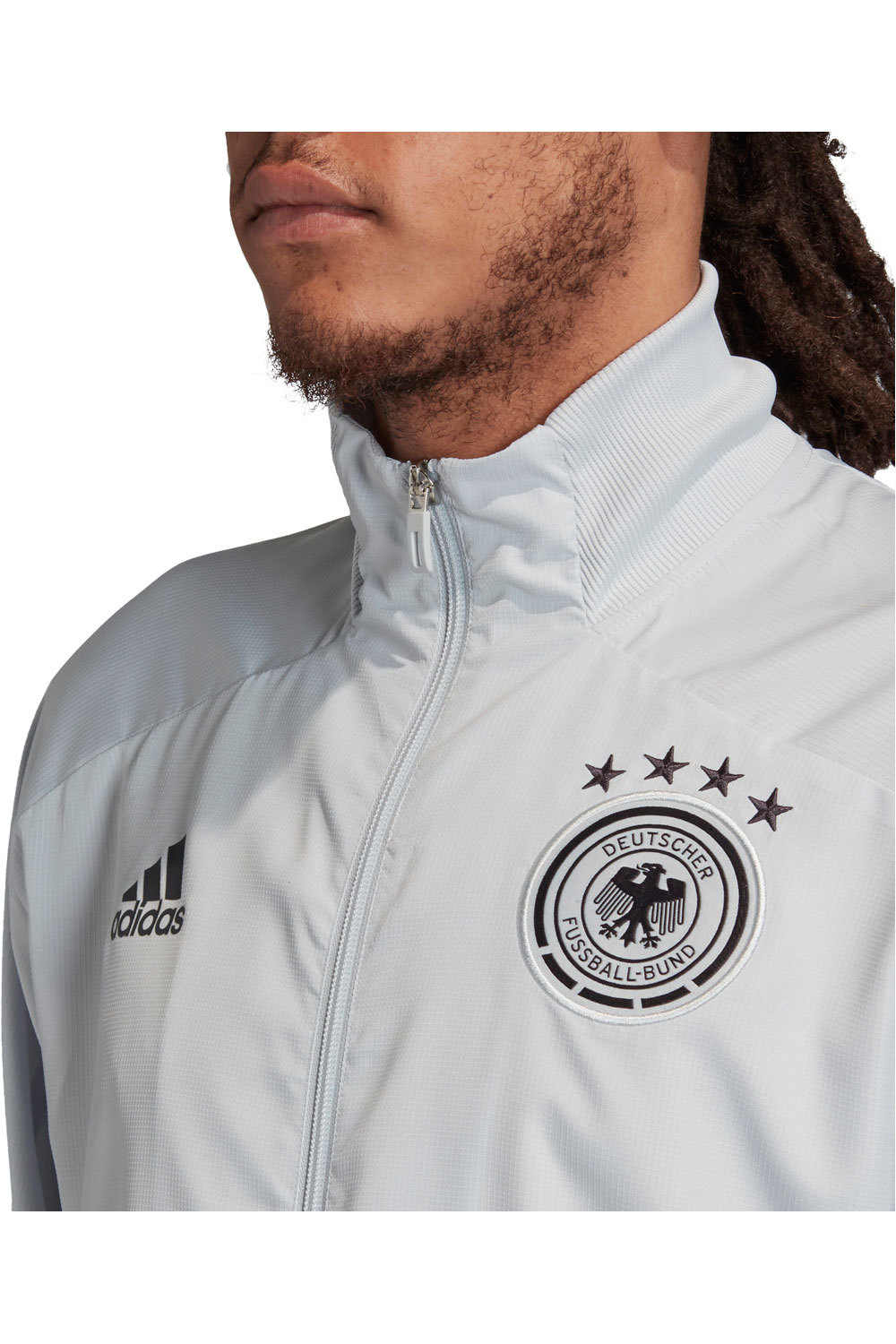 adidas sudadera entrenamiento fútbol Adidas ALEMANIA 20 PRE JKT vista detalle adidas sudadera entrenamiento fútbol Adidas ALEMANIA 20 PRE JKT vista detalle