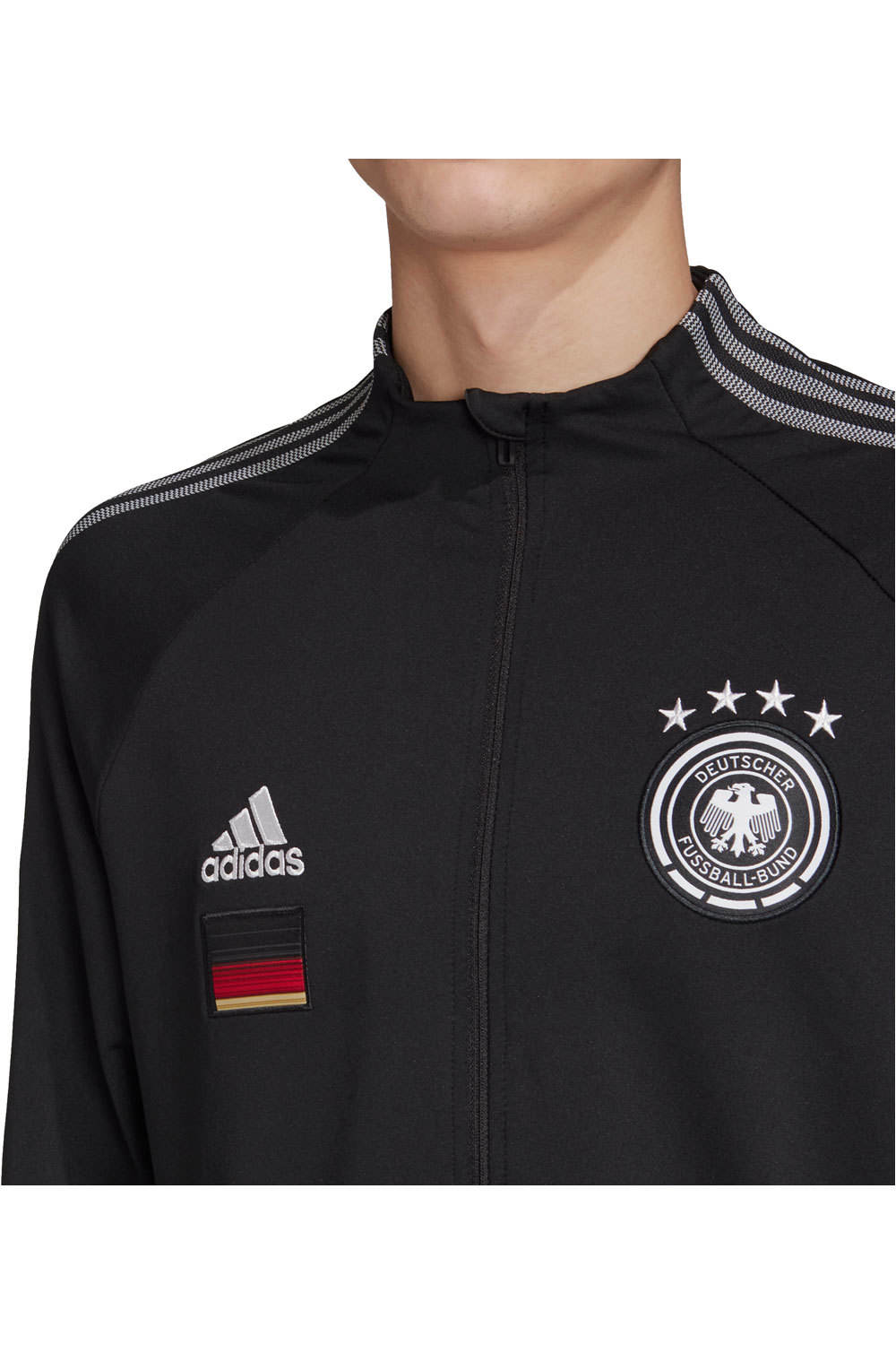 adidas sudadera entrenamiento fútbol Adidas ALEMANIA 20 ANTHEM JKT vista detalle adidas sudadera entrenamiento fútbol Adidas ALEMANIA 20 ANTHEM JKT vista detalle