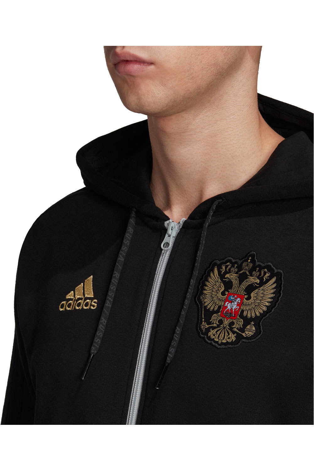 adidas sudadera entrenamiento fútbol Adidas RUSIA 20 FZ HD vista detalle adidas sudadera entrenamiento fútbol Adidas RUSIA 20 FZ HD vista detalle