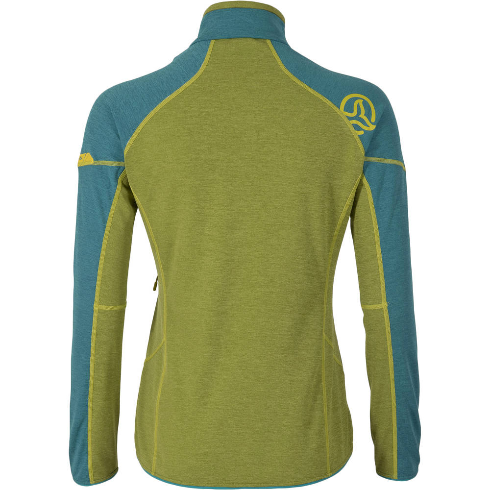 Ternua forro polar mujer Ternua CHAQUETA VERTICAL W AM vista trasera Ternua forro polar mujer Ternua CHAQUETA VERTICAL W AM vista trasera
