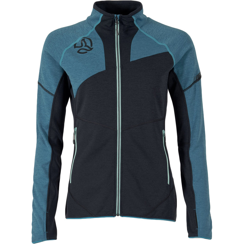 Ternua forro polar mujer Ternua CHAQUETA VERTICAL W GR vista frontal Ternua forro polar mujer Ternua CHAQUETA VERTICAL W GR vista frontal