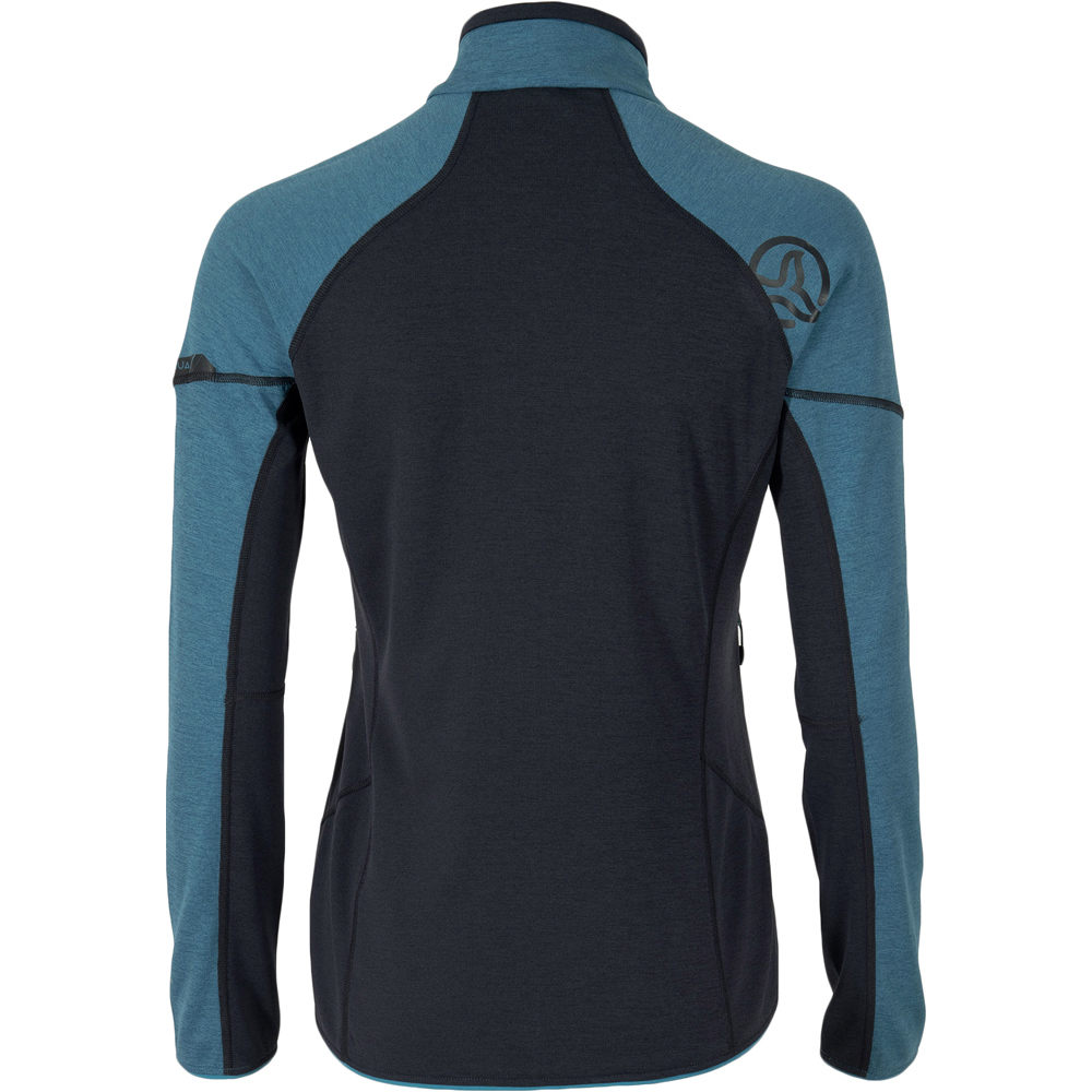 Ternua forro polar mujer Ternua CHAQUETA VERTICAL W GR vista trasera Ternua forro polar mujer Ternua CHAQUETA VERTICAL W GR vista trasera