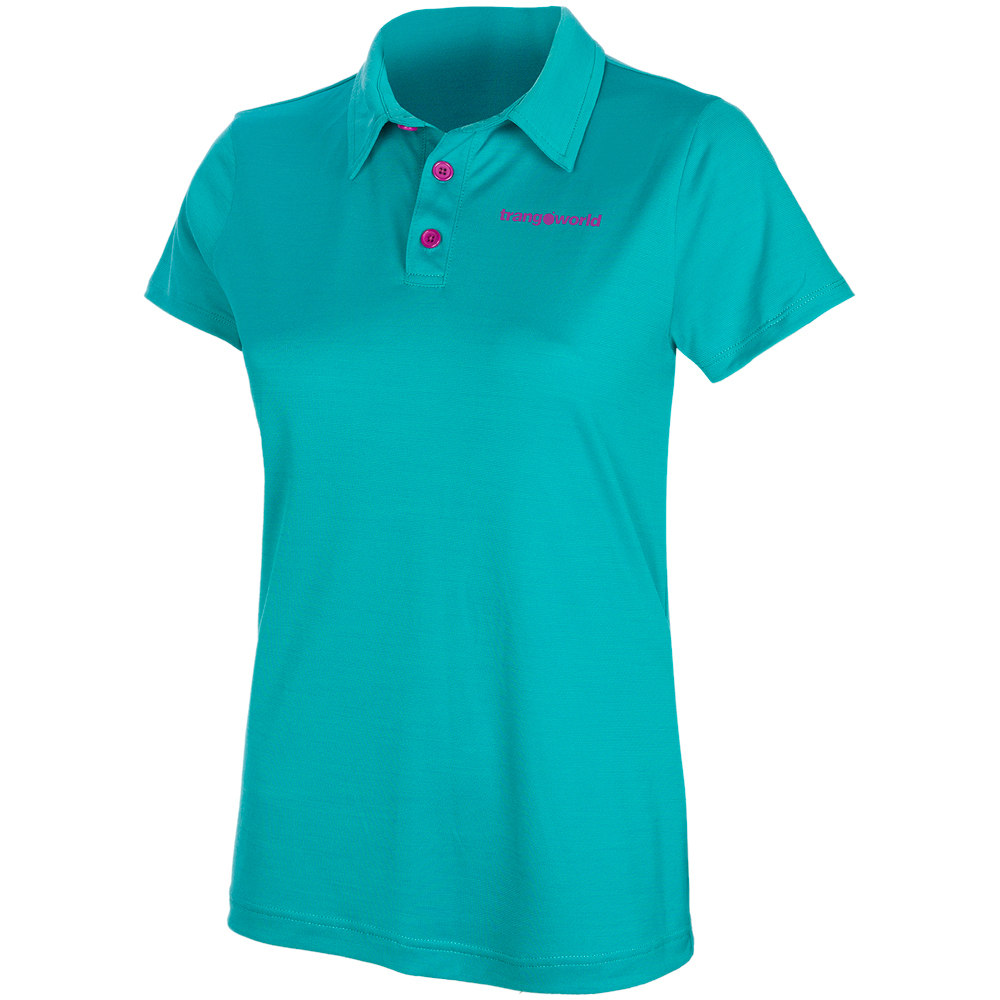 Trango camiseta montaña manga corta mujer Trango POLO LUENGA vista frontal Trango camiseta montaña manga corta mujer Trango POLO LUENGA vista frontal