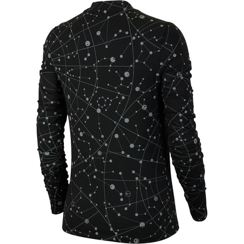 NIKE W NK ELMNT FLSH TOP HZ RNWY negro