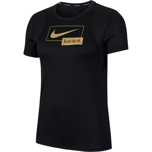 NIKE W NK ICNCLSH RUN SS negro