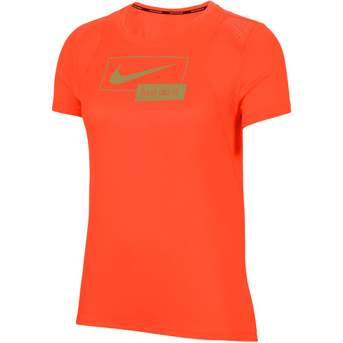 NIKE W NK ICNCLSH RUN SS naranja