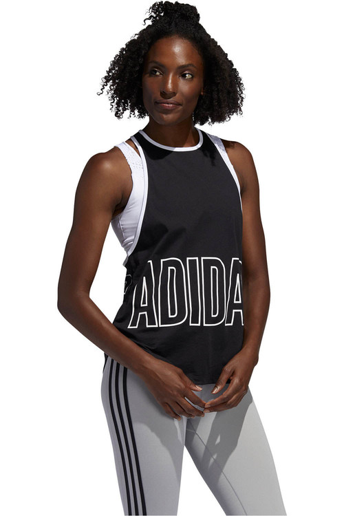 ADIDAS ALPHA TNK GFX W negro