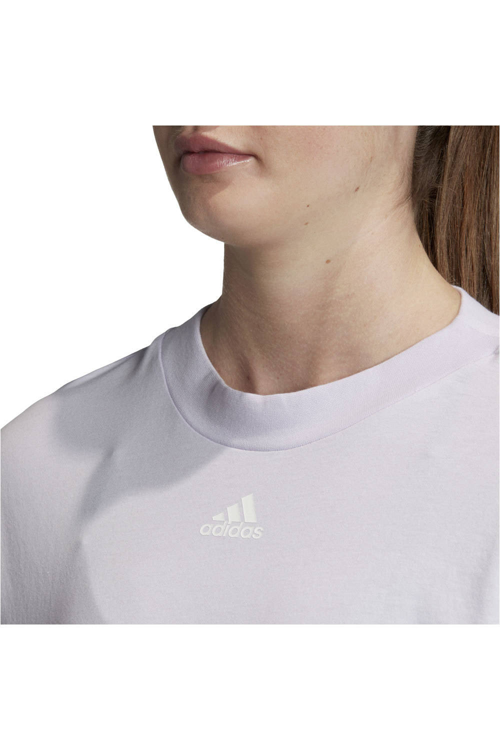 adidas camiseta manga corta mujer Adidas W MH 3S TEE vista detalle adidas camiseta manga corta mujer Adidas W MH 3S TEE vista detalle