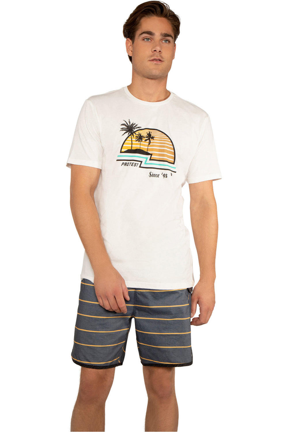 Protest camiseta manga corta hombre Protest HASWELL t-shirt vista frontal Protest camiseta manga corta hombre Protest HASWELL t-shirt vista frontal