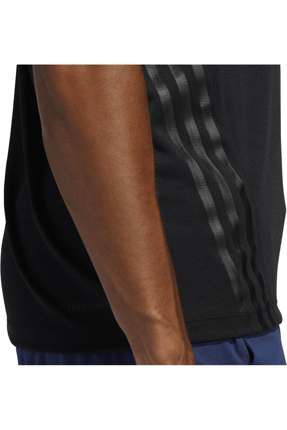 adidas camiseta fitness hombre Adidas AERO 3S TEE 04 adidas camiseta fitness hombre Adidas AERO 3S TEE 04