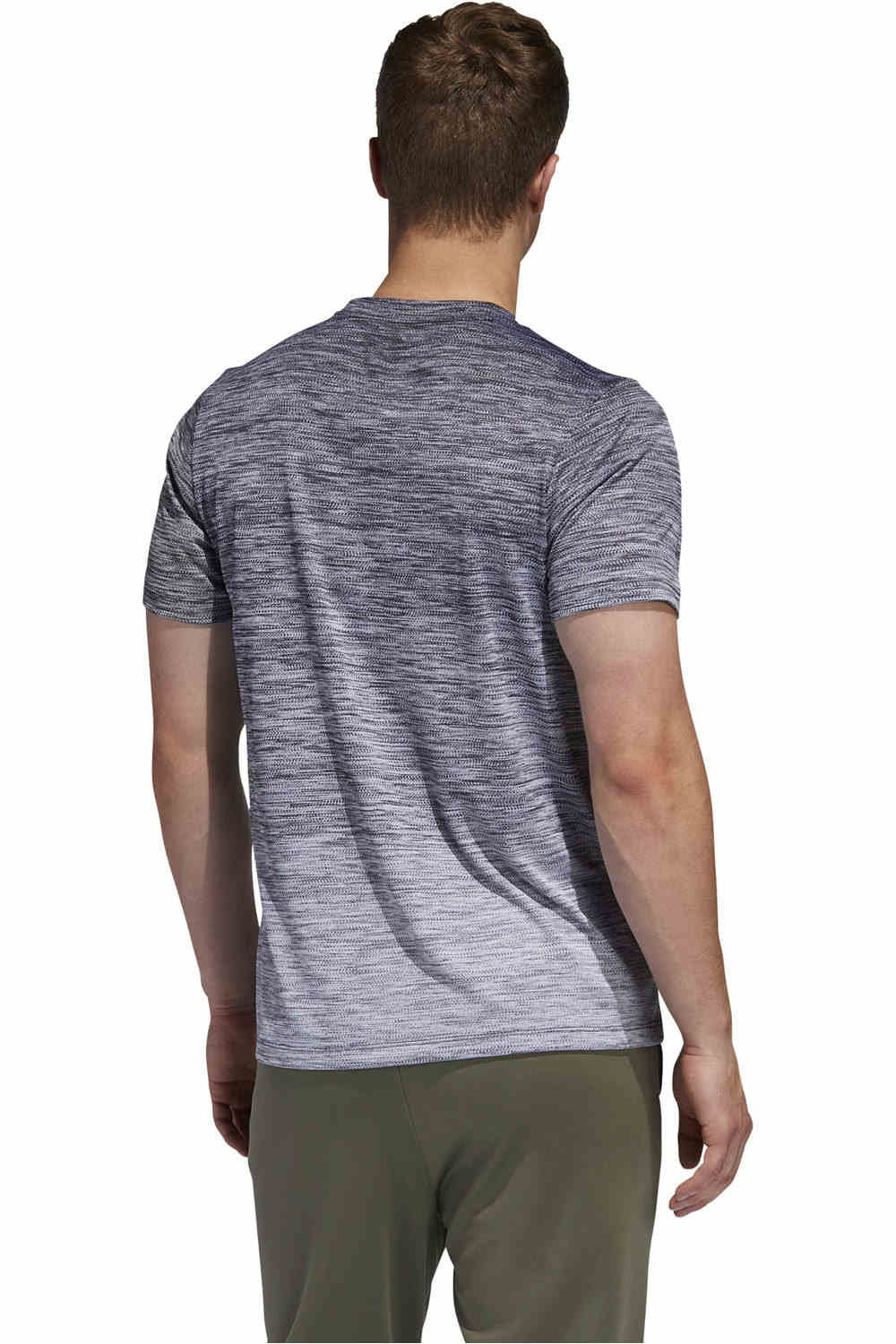 adidas camiseta fitness hombre Adidas GRADIENT TEE vista trasera adidas camiseta fitness hombre Adidas GRADIENT TEE vista trasera
