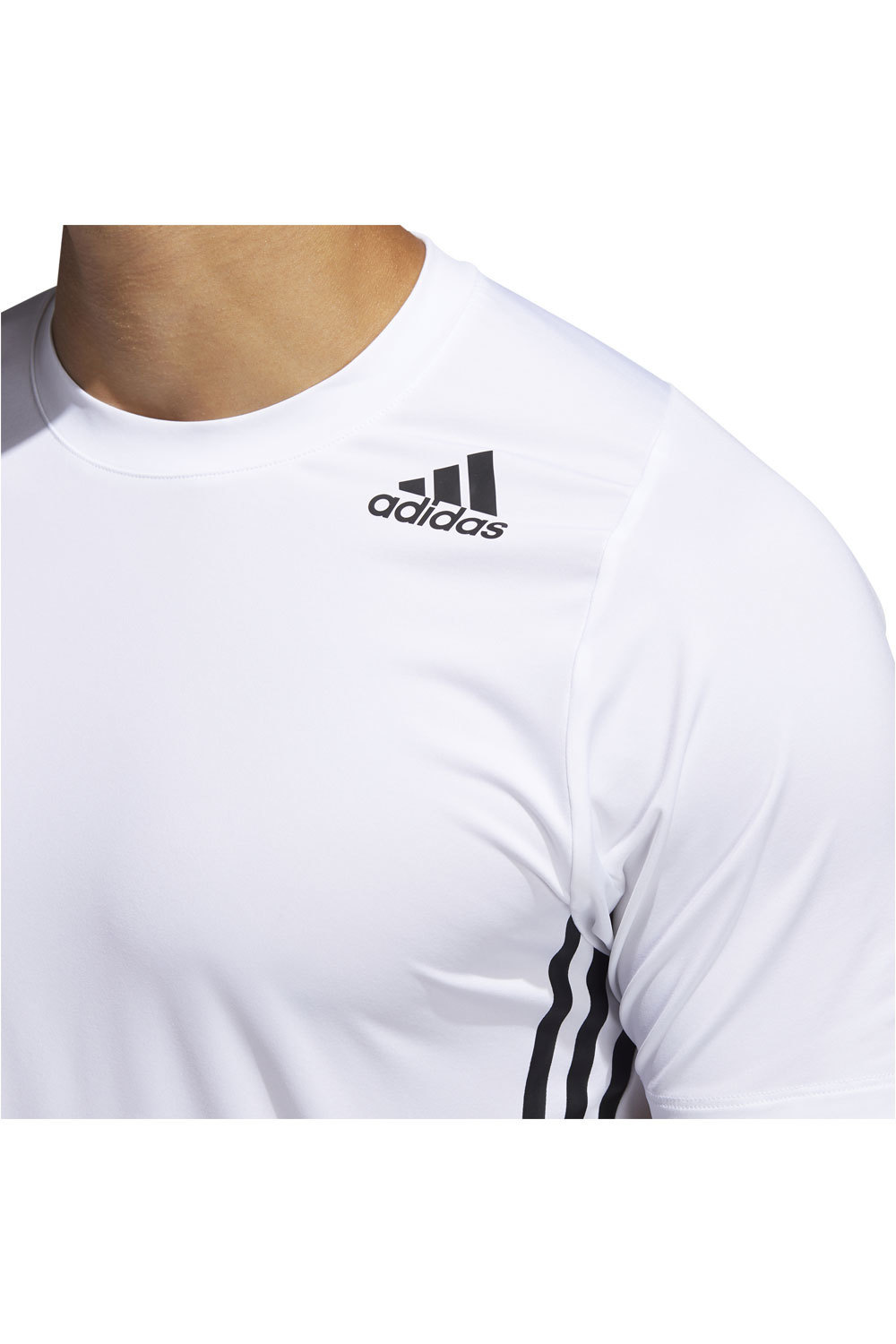 adidas camiseta fitness hombre Adidas FL 3S+ TEE vista detalle adidas camiseta fitness hombre Adidas FL 3S+ TEE vista detalle