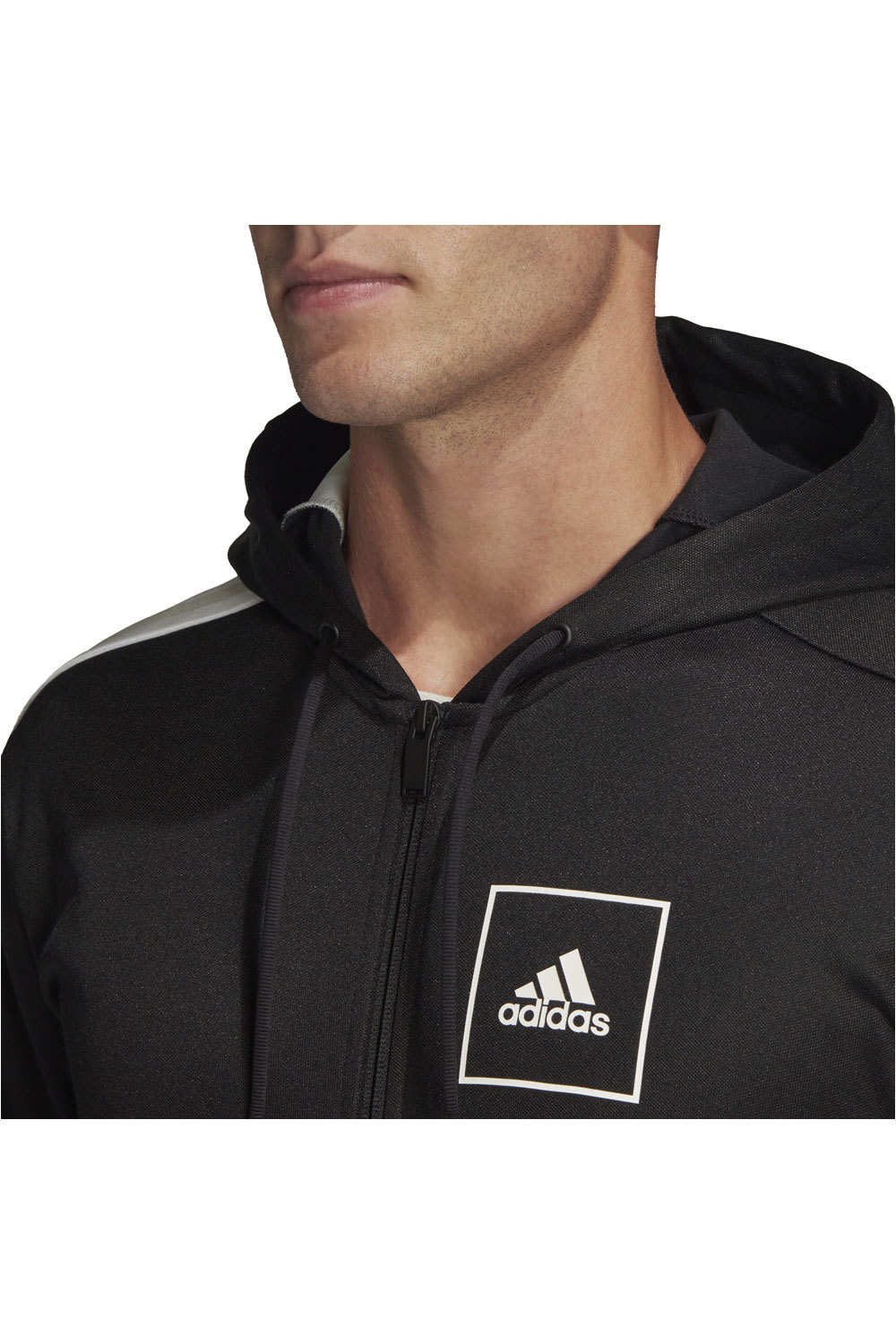 adidas sudadera hombre Adidas M AAC FZ Hoodie vista detalle adidas sudadera hombre Adidas M AAC FZ Hoodie vista detalle