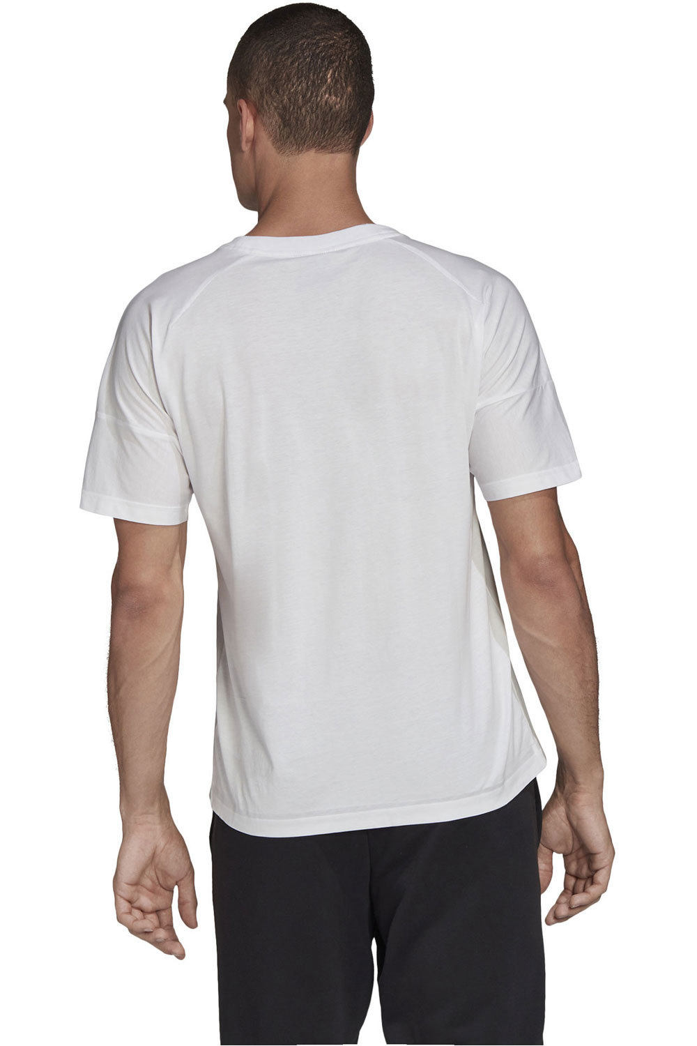 adidas camiseta manga corta hombre Adidas M ZNE Tee 3ST vista trasera adidas camiseta manga corta hombre Adidas M ZNE Tee 3ST vista trasera