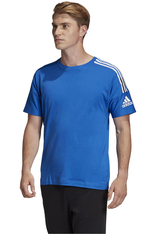 ADIDAS M ZNE TEE 3ST azul