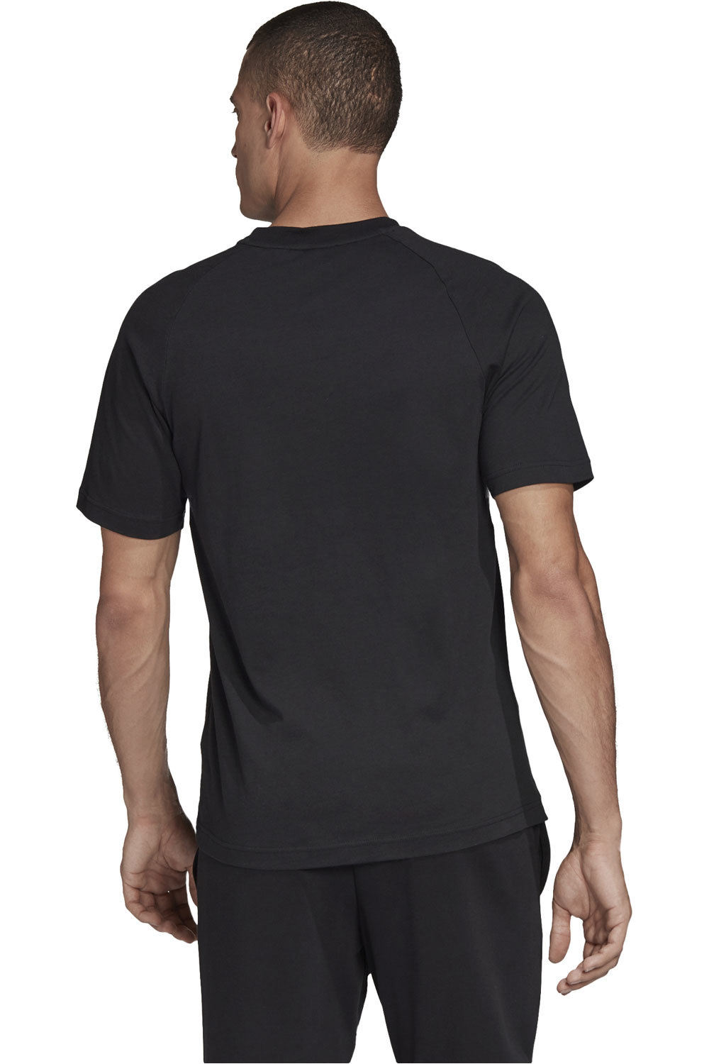 adidas camiseta manga corta hombre Adidas MHE Tee STA vista trasera adidas camiseta manga corta hombre Adidas MHE Tee STA vista trasera