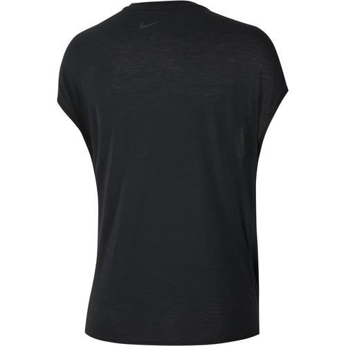 NIKE W NK DRY SS TOP TIE PP1 SPRKLE negro