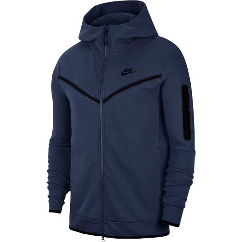 NIKE M NSW TCH FLC HOODIE FZ WR azul