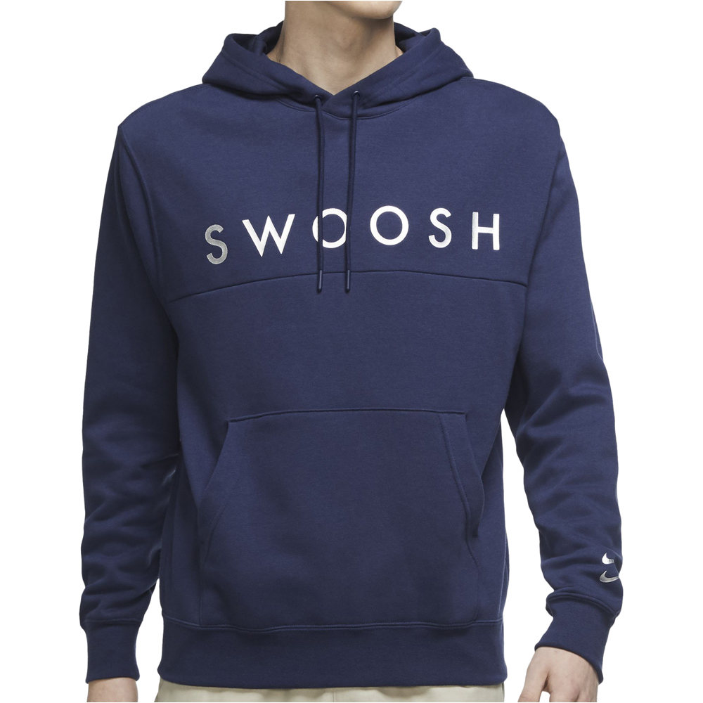 Nike sudadera hombre Nike M NSW SWOOSH HOODIE PO SBB MTL 05 Nike sudadera hombre Nike M NSW SWOOSH HOODIE PO SBB MTL 05