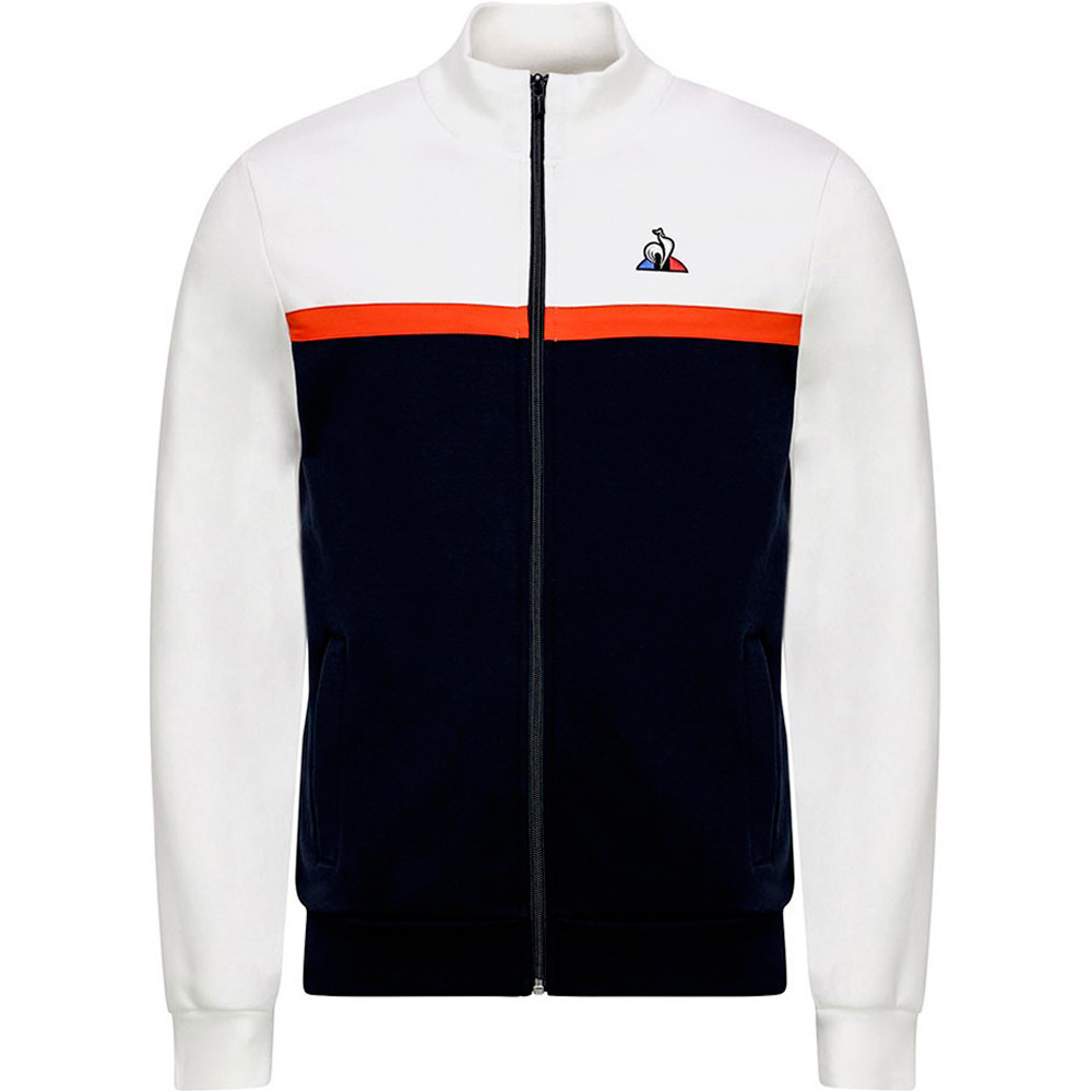 Le Coq Sportif sudadera hombre Le Coq Sportif ESS SAISON FZ Sweat N.1 M vista frontal Le Coq Sportif sudadera hombre Le Coq Sportif ESS SAISON FZ Sweat N.1 M vista frontal