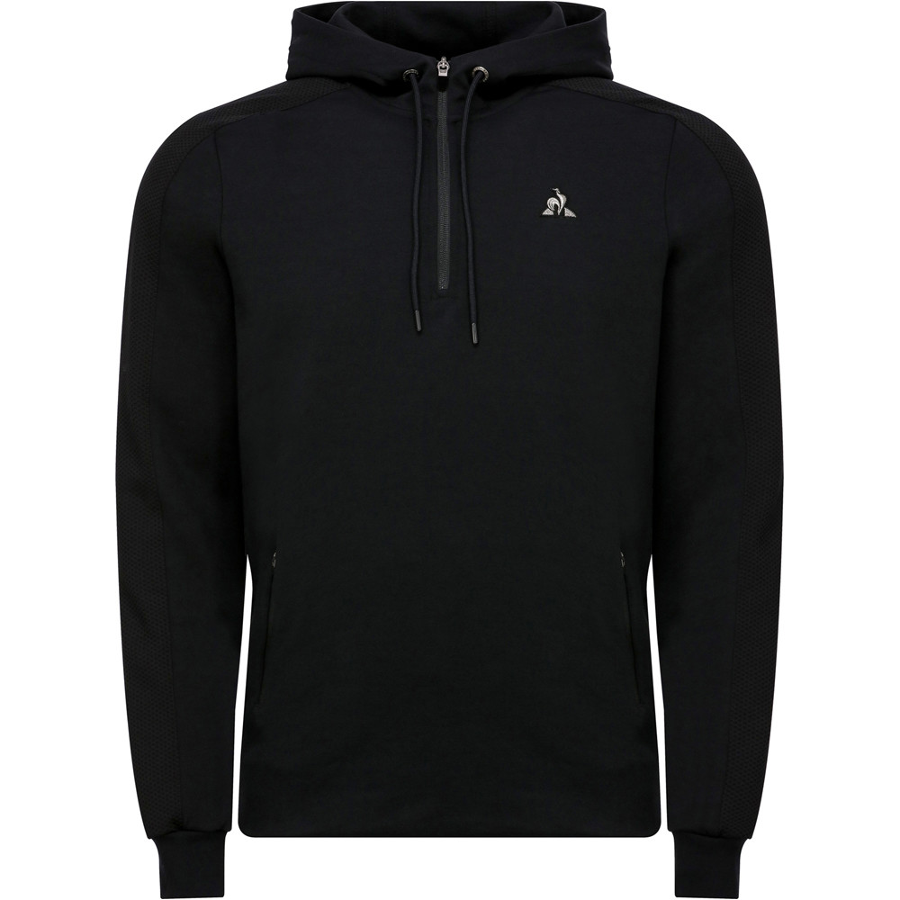 Le Coq Sportif sudadera hombre Le Coq Sportif TECH Hoody 1/2 Zip N.1 M NE vista frontal Le Coq Sportif sudadera hombre Le Coq Sportif TECH Hoody 1/2 Zip N.1 M NE vista frontal