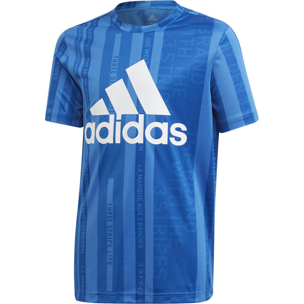 adidas camiseta manga corta niño Adidas JB TR TEE V2 vista frontal adidas camiseta manga corta niño Adidas JB TR TEE V2 vista frontal
