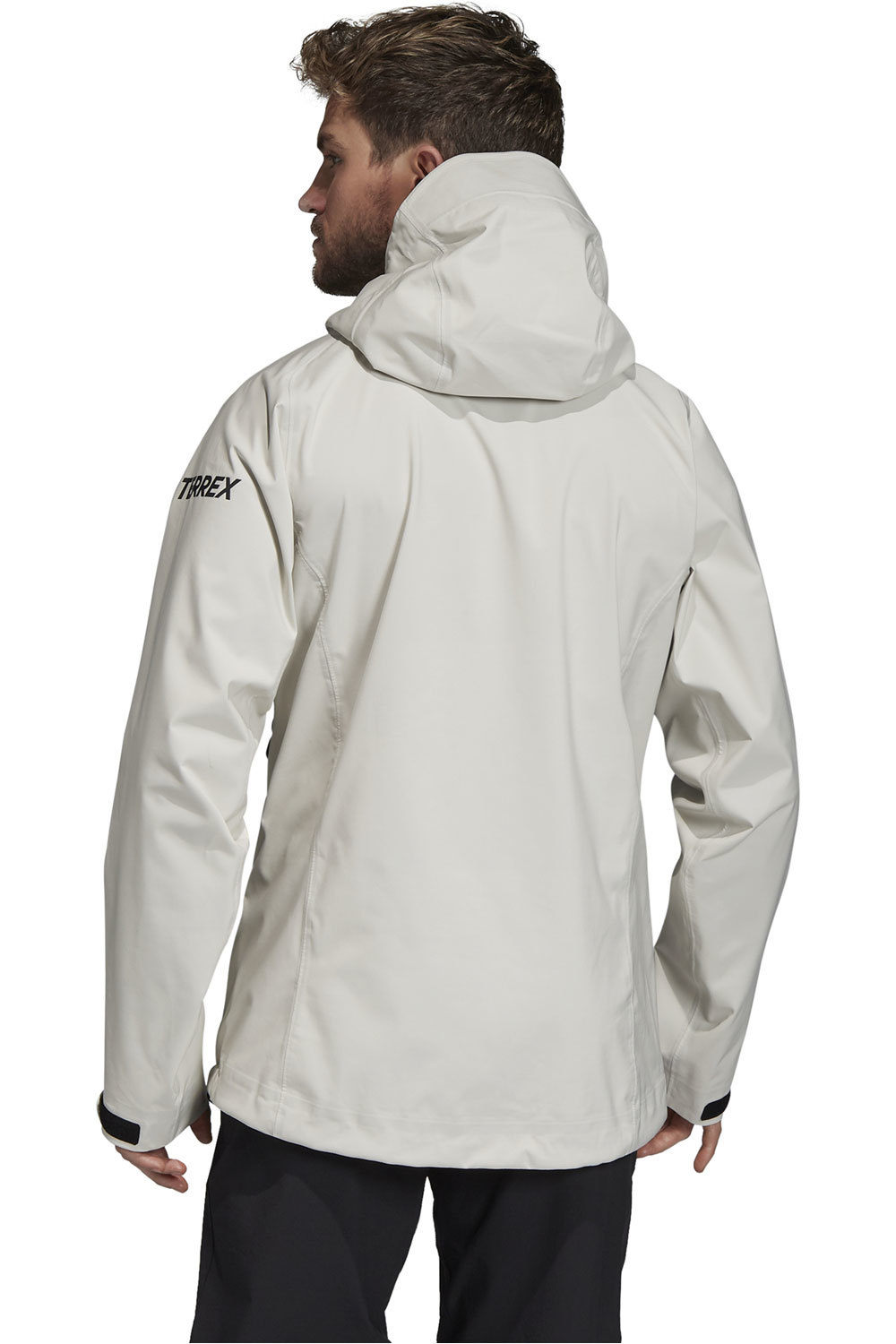 adidas CHAQUETA RUNNING HOMBRE Adidas PARLEY 3L JKT M vista trasera adidas CHAQUETA RUNNING HOMBRE Adidas PARLEY 3L JKT M vista trasera