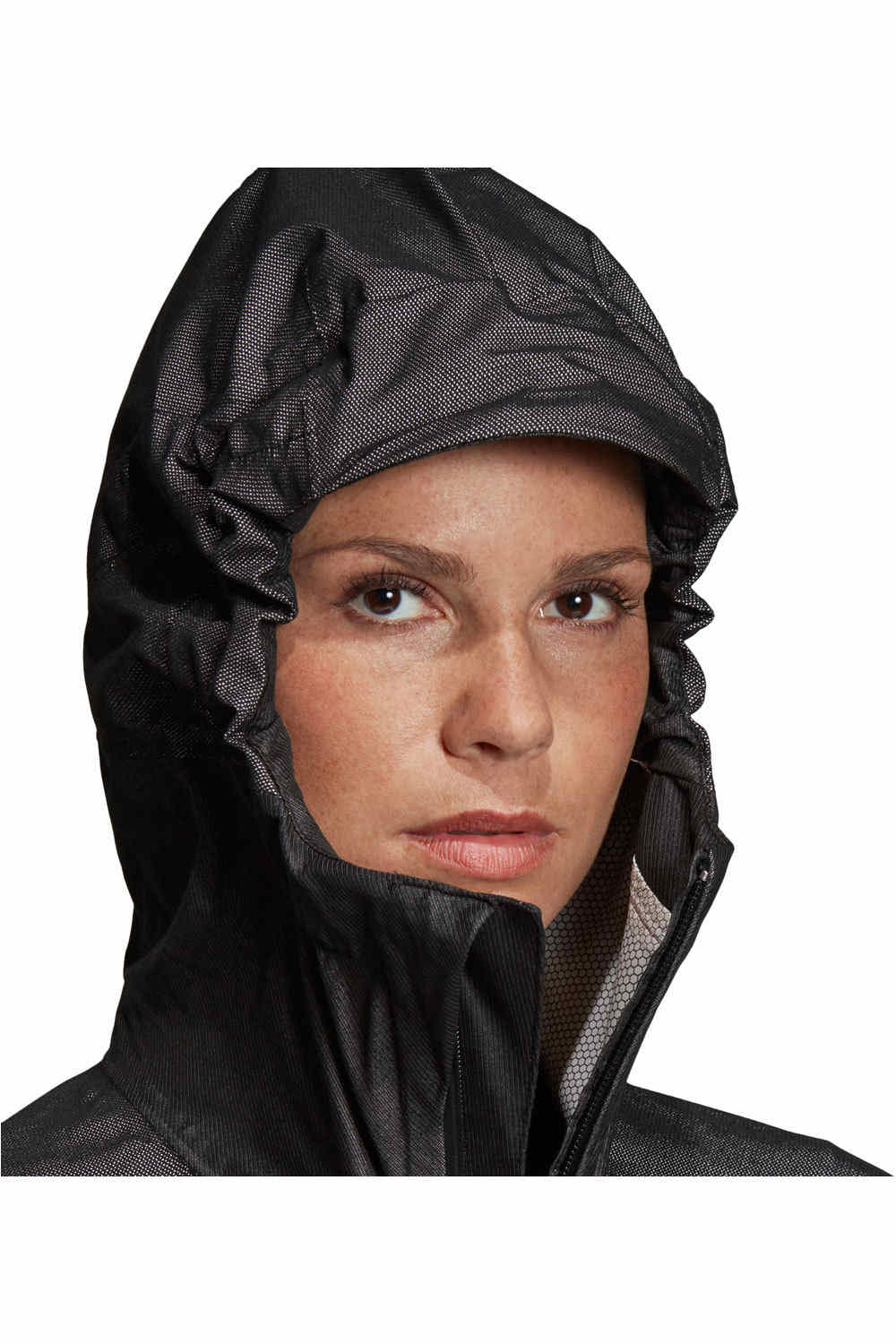 adidas CHAQUETA TRAIL RUNNING MUJER Adidas W WP P-KNIT JKT vista detalle adidas CHAQUETA TRAIL RUNNING MUJER Adidas W WP P-KNIT JKT vista detalle