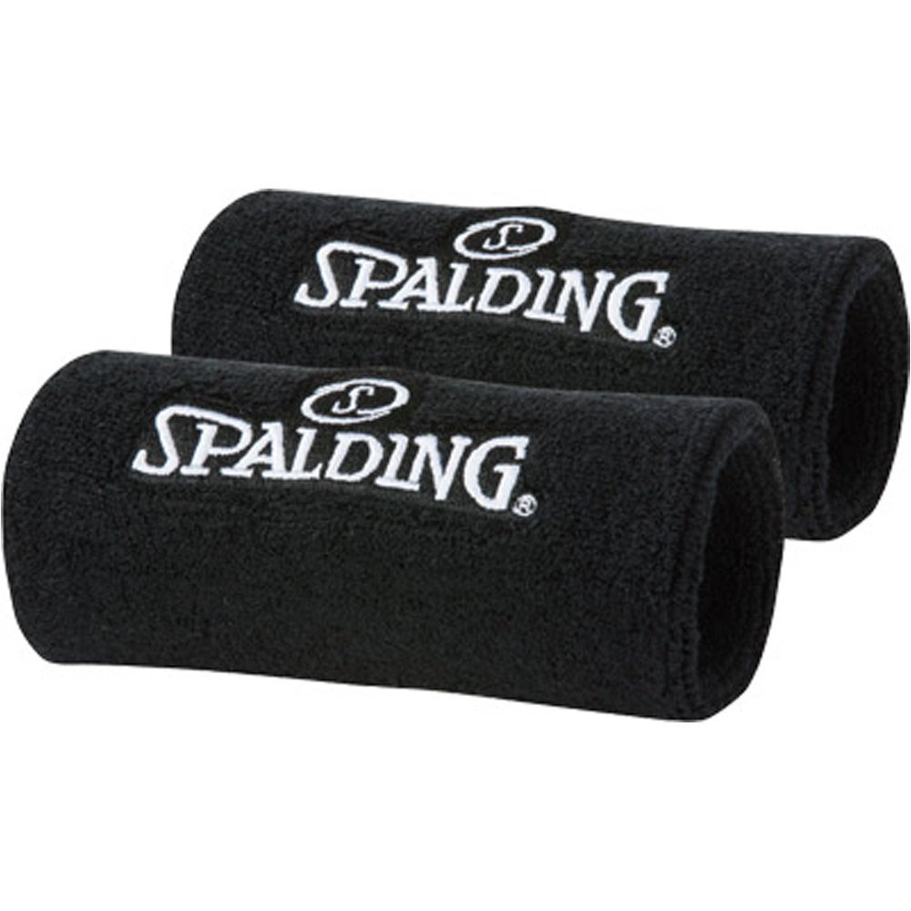 Spalding muñequera fitness Spalding SWEATBAND (PU 2 PCS) NE vista frontal Spalding muñequera fitness Spalding SWEATBAND (PU 2 PCS) NE vista frontal