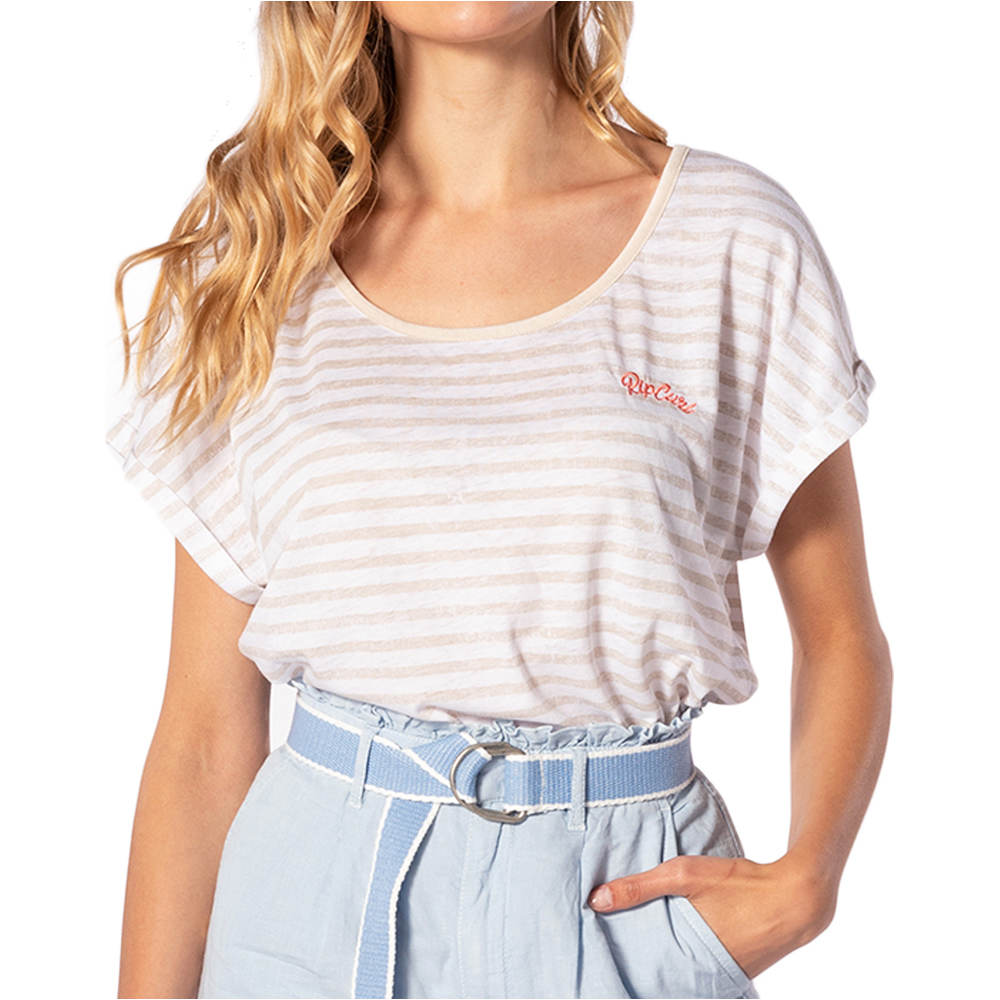 Rip Curl camiseta manga corta mujer Rip Curl LINE UP TEE 03 Rip Curl camiseta manga corta mujer Rip Curl LINE UP TEE 03