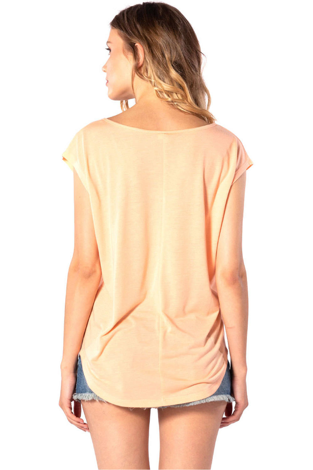 Rip Curl camiseta tirantes mujer Rip Curl MY WAY TEE vista trasera Rip Curl camiseta tirantes mujer Rip Curl MY WAY TEE vista trasera