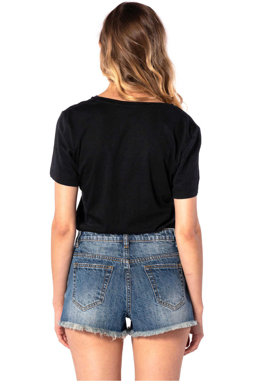 Rip Curl camiseta manga corta mujer Rip Curl ISLAND POCKET TEE vista trasera Rip Curl camiseta manga corta mujer Rip Curl ISLAND POCKET TEE vista trasera
