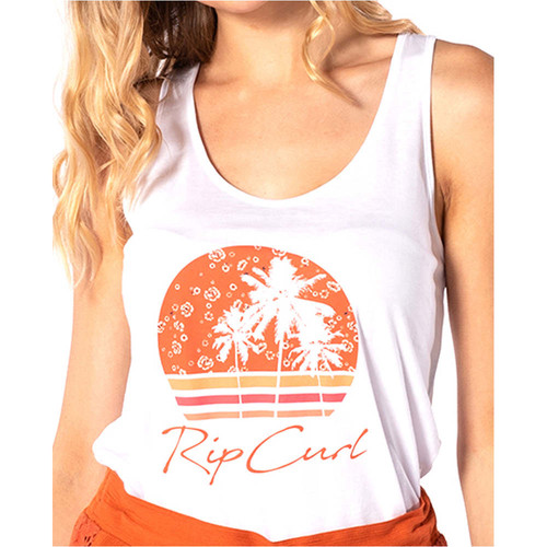RIP CURL BEACH VIBES SINGLET blanco