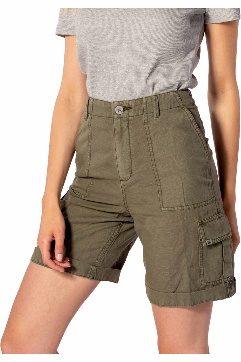 Rip Curl pantalón corto deporte mujer Rip Curl OASIS MUSE CARGO SHORT vista trasera Rip Curl pantalón corto deporte mujer Rip Curl OASIS MUSE CARGO SHORT vista trasera