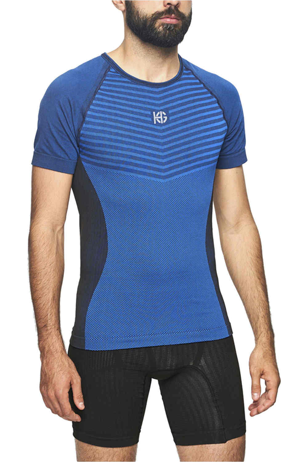 Sporthg camiseta técnica manga corta hombre Sporthg KEY vista frontal Sporthg camiseta técnica manga corta hombre Sporthg KEY vista frontal