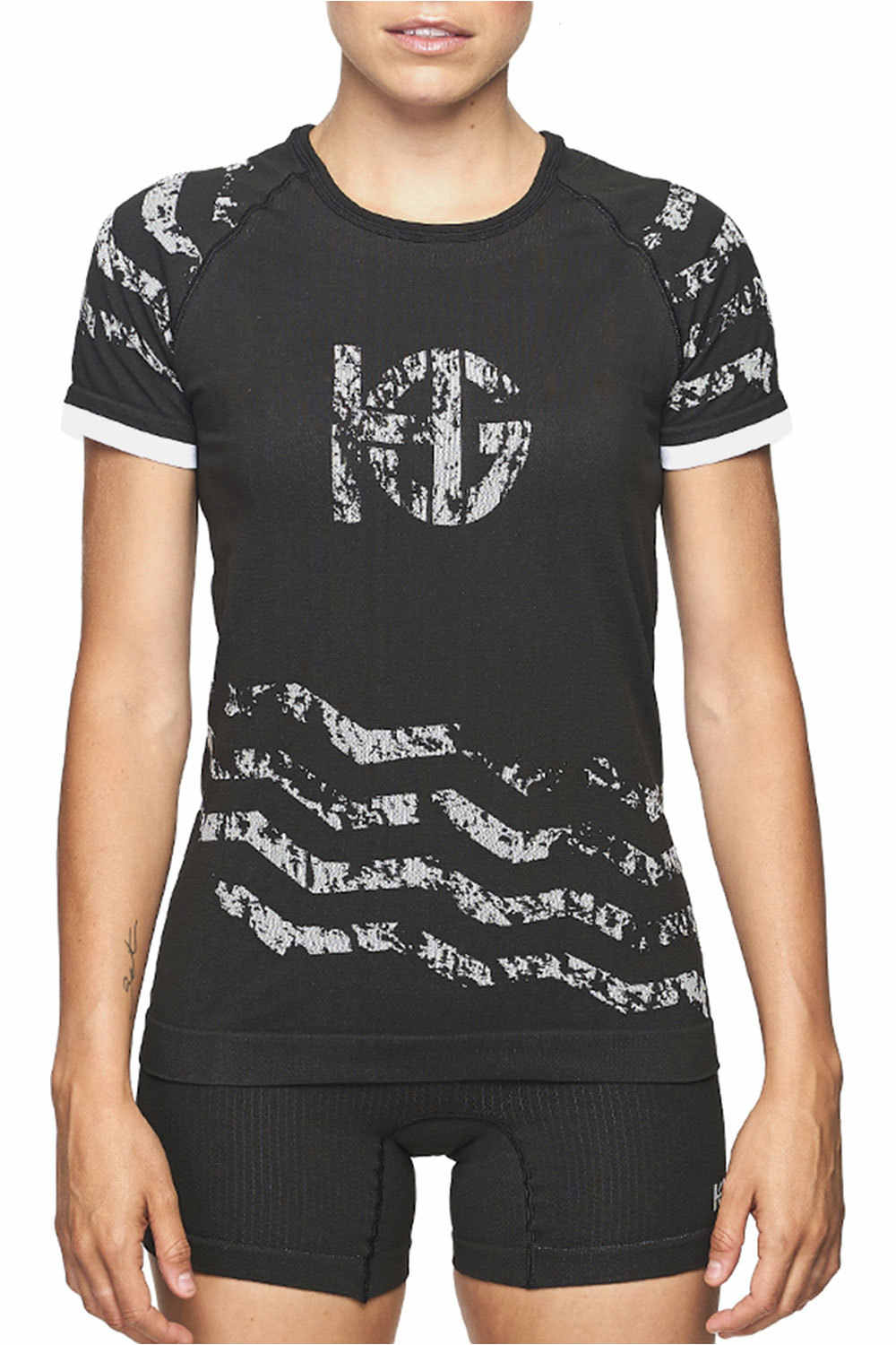 Sporthg camiseta entrenamiento manga corta mujer Sporthg SPRINT vista frontal Sporthg camiseta entrenamiento manga corta mujer Sporthg SPRINT vista frontal