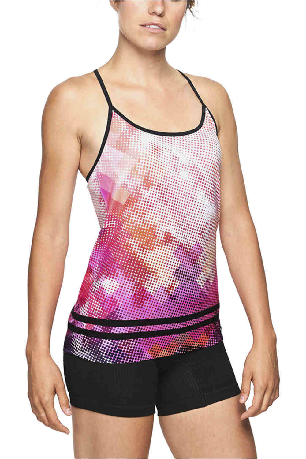 Sporthg camiseta técnica tirantes mujer Sporthg SPIKE vista frontal Sporthg camiseta técnica tirantes mujer Sporthg SPIKE vista frontal