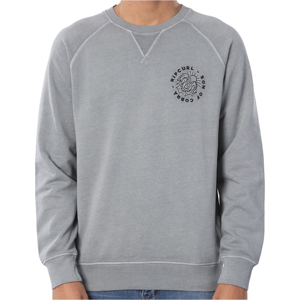 Rip Curl sudadera hombre Rip Curl SON OF COBRA CREW FLEECE vista detalle Rip Curl sudadera hombre Rip Curl SON OF COBRA CREW FLEECE vista detalle