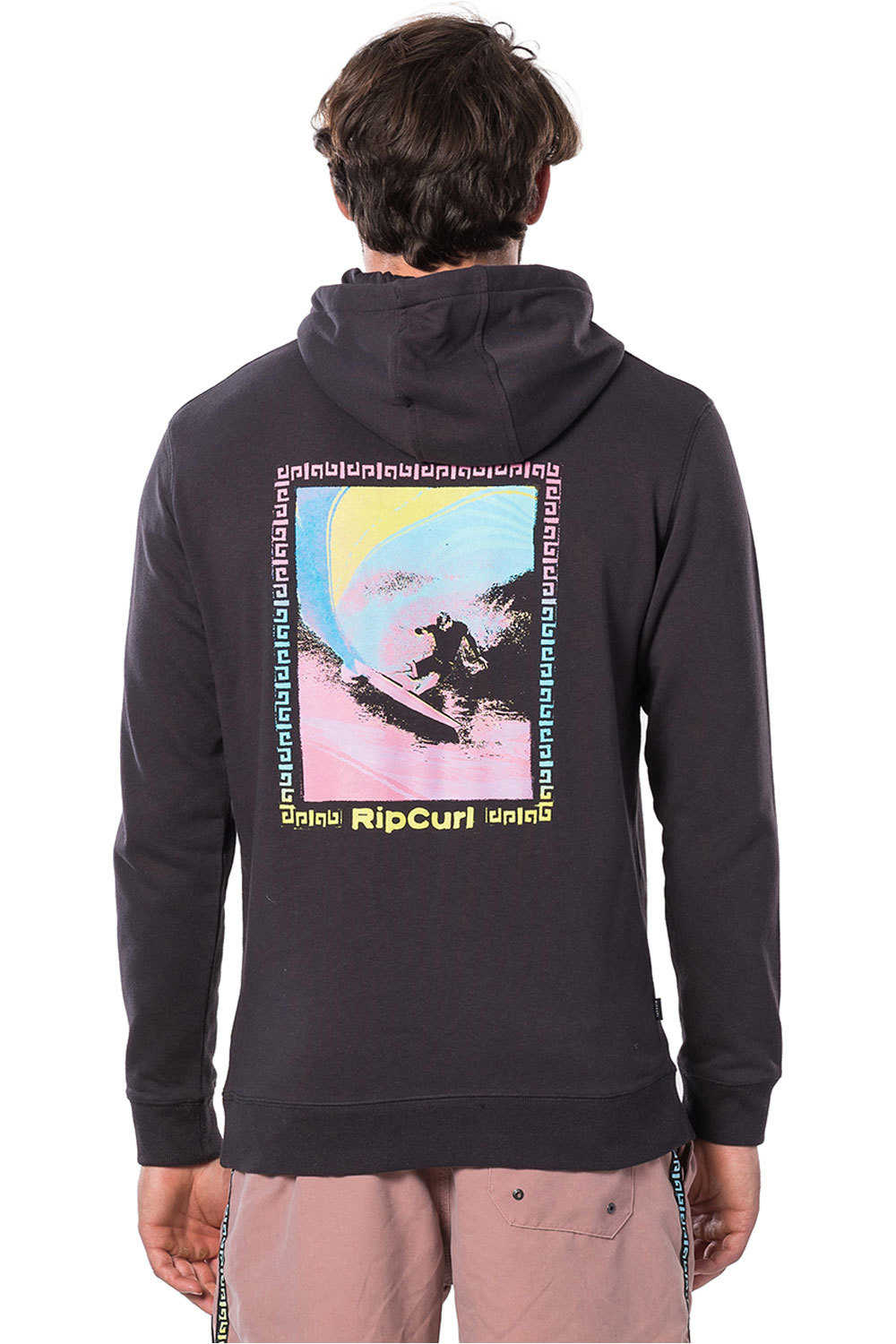 Rip Curl sudadera hombre Rip Curl GLITCH FLEECE vista trasera Rip Curl sudadera hombre Rip Curl GLITCH FLEECE vista trasera