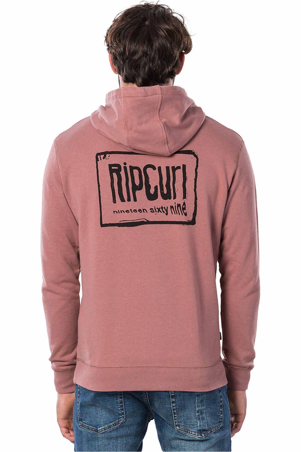 Rip Curl sudadera hombre Rip Curl GLITCH FLEECE vista trasera Rip Curl sudadera hombre Rip Curl GLITCH FLEECE vista trasera