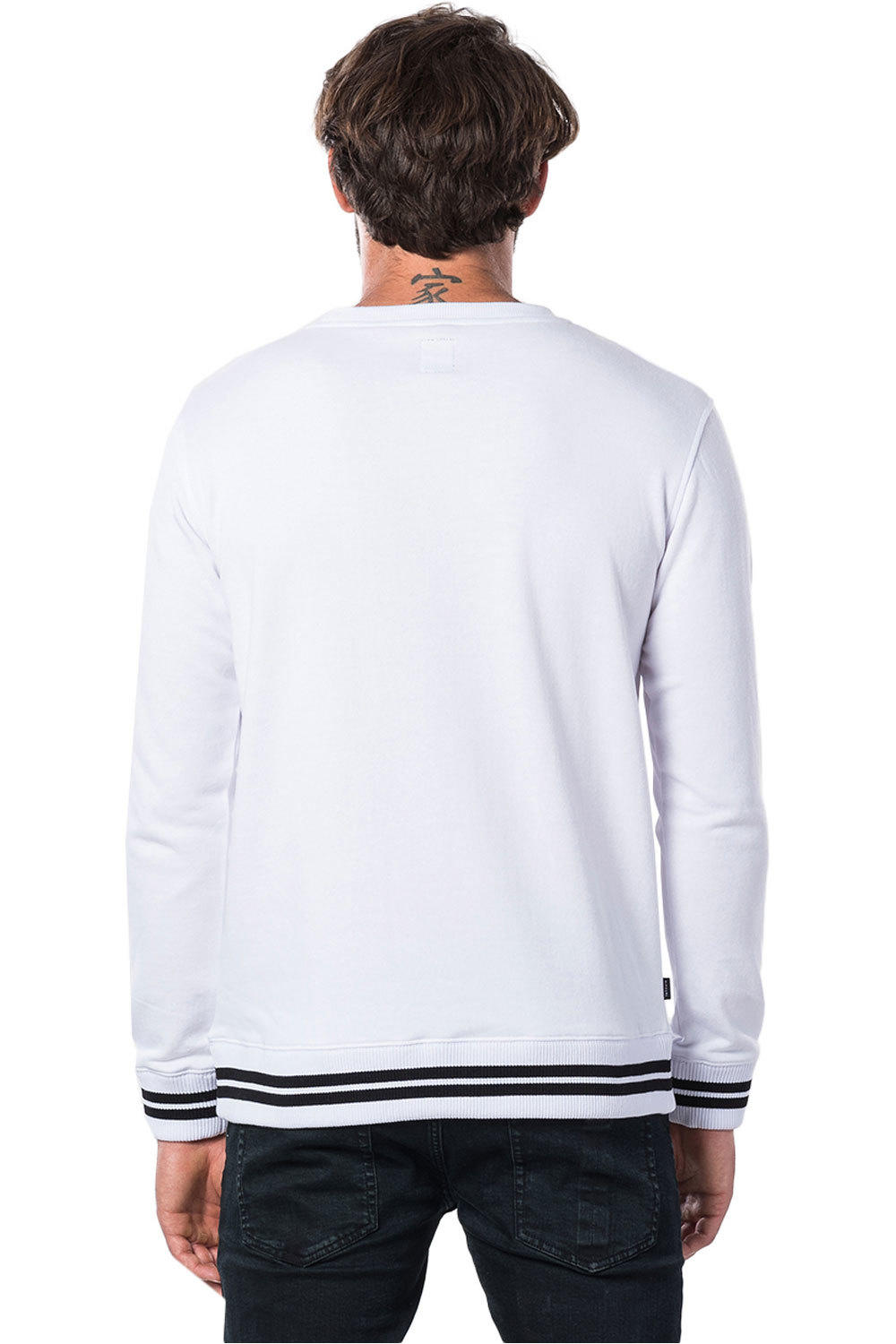 Rip Curl sudadera hombre Rip Curl WOOP LOOP CREW vista trasera Rip Curl sudadera hombre Rip Curl WOOP LOOP CREW vista trasera