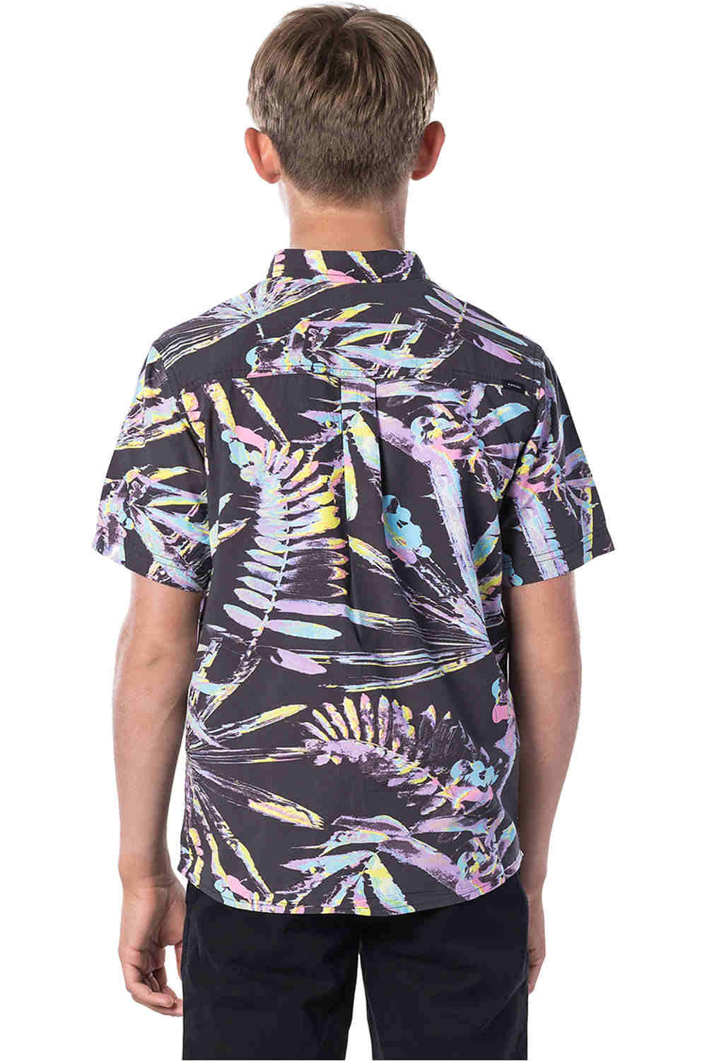 Rip Curl camiseta manga corta niño Rip Curl GLITCH SS SHIRT BOY vista trasera Rip Curl camiseta manga corta niño Rip Curl GLITCH SS SHIRT BOY vista trasera